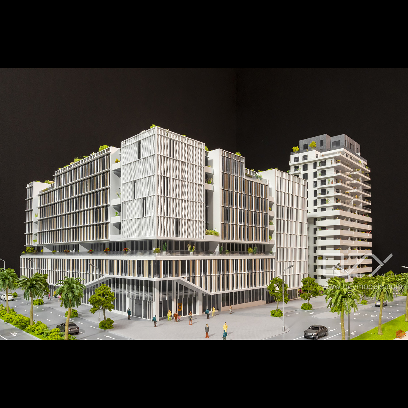 Morocco BYMARO 1/150 Balsa Wood Architectural Models Building Design