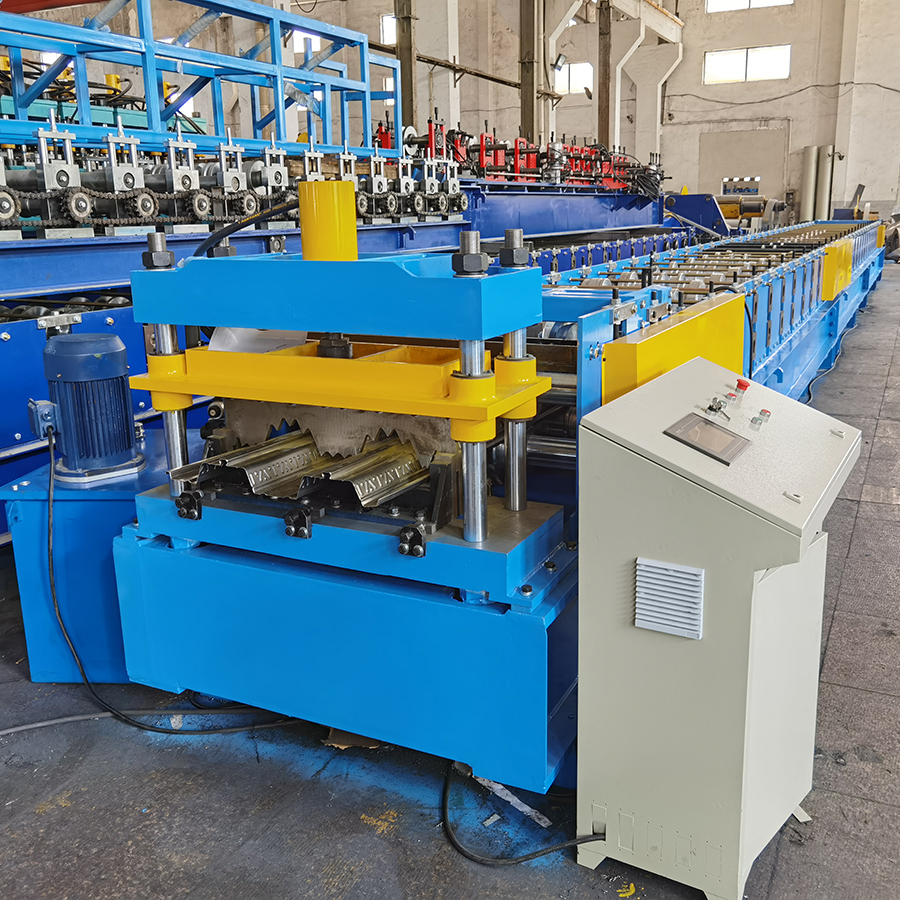 Soffit Panel Metal Deck Forming Machine Deck Roll Former Yt-R7 Drip Edge