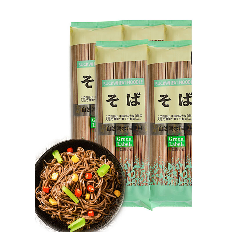 Primary Ingredient Buckwheat Noodles Quick Cooking Japanese Soba for Supermarket