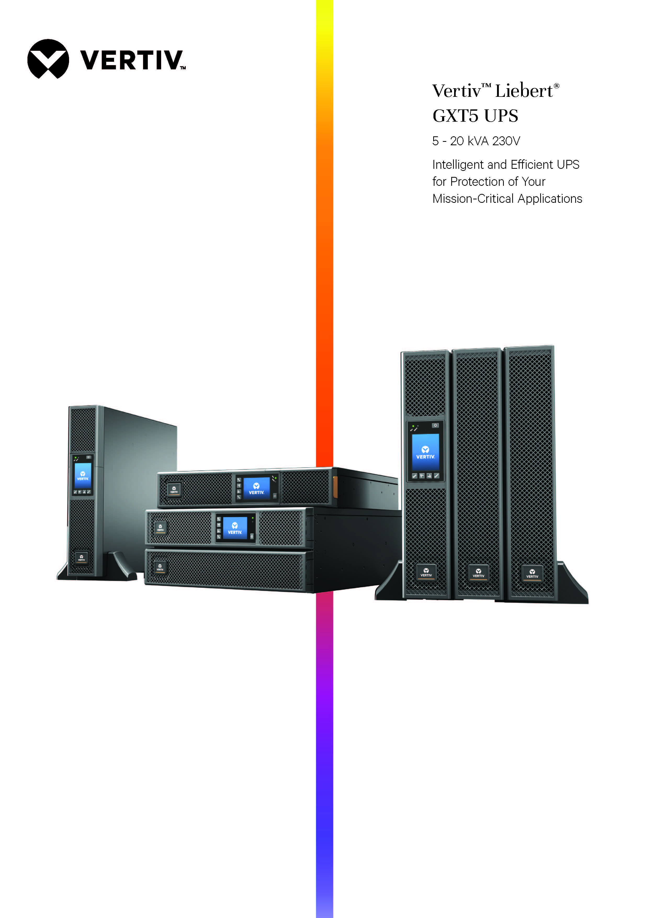 Vertiv GXT5 5KVA 6KVA 8KVA 10KVA 16KVA Online 220v UPS for Telecommunications Output
