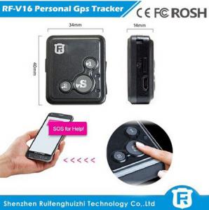 China Very small size mobile phone personal gps tracker senior phone gps track phone number RF-V16 on sale