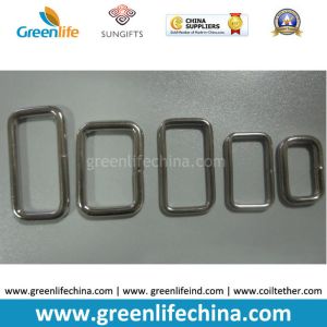 Metal Rectangle Ring High Quality Fastener for Bag Wallet Using Hareware in