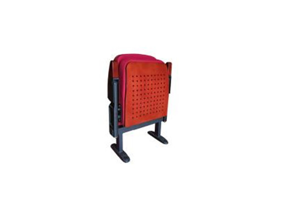 Wooden Arm Flame Retardant Folding Auditorium Chairs Theater Furnitures