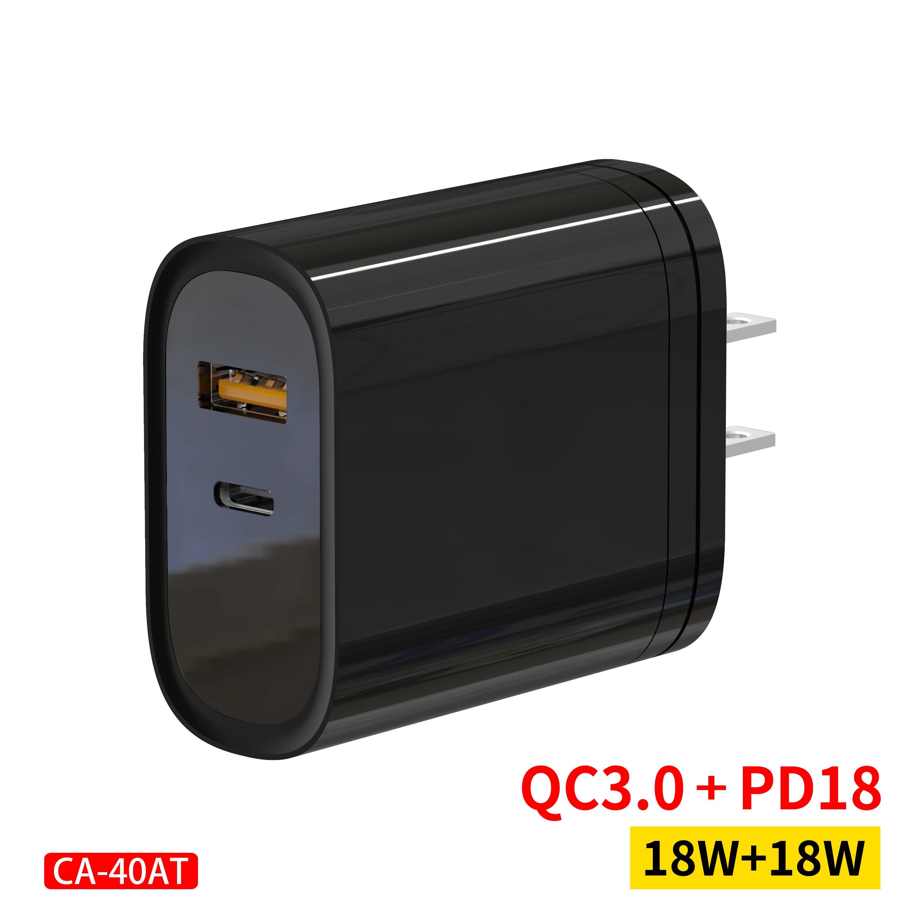 Small Size 36w Wall Charger US Plug ETL Certificate For Tablet