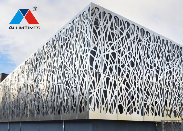 Decorative Aluminum Fence Screen , Metal Laser Cut Fence Panels Fireproof