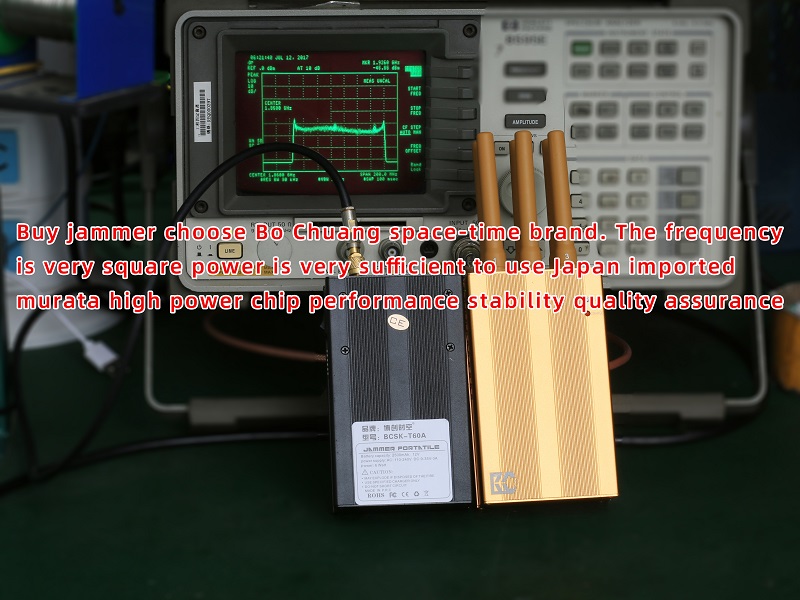 Golden handheld GPS Signal Jammer vehicle Beidou GPS vehicle positioning tracking signal shielding WiFi Signal Jammer
