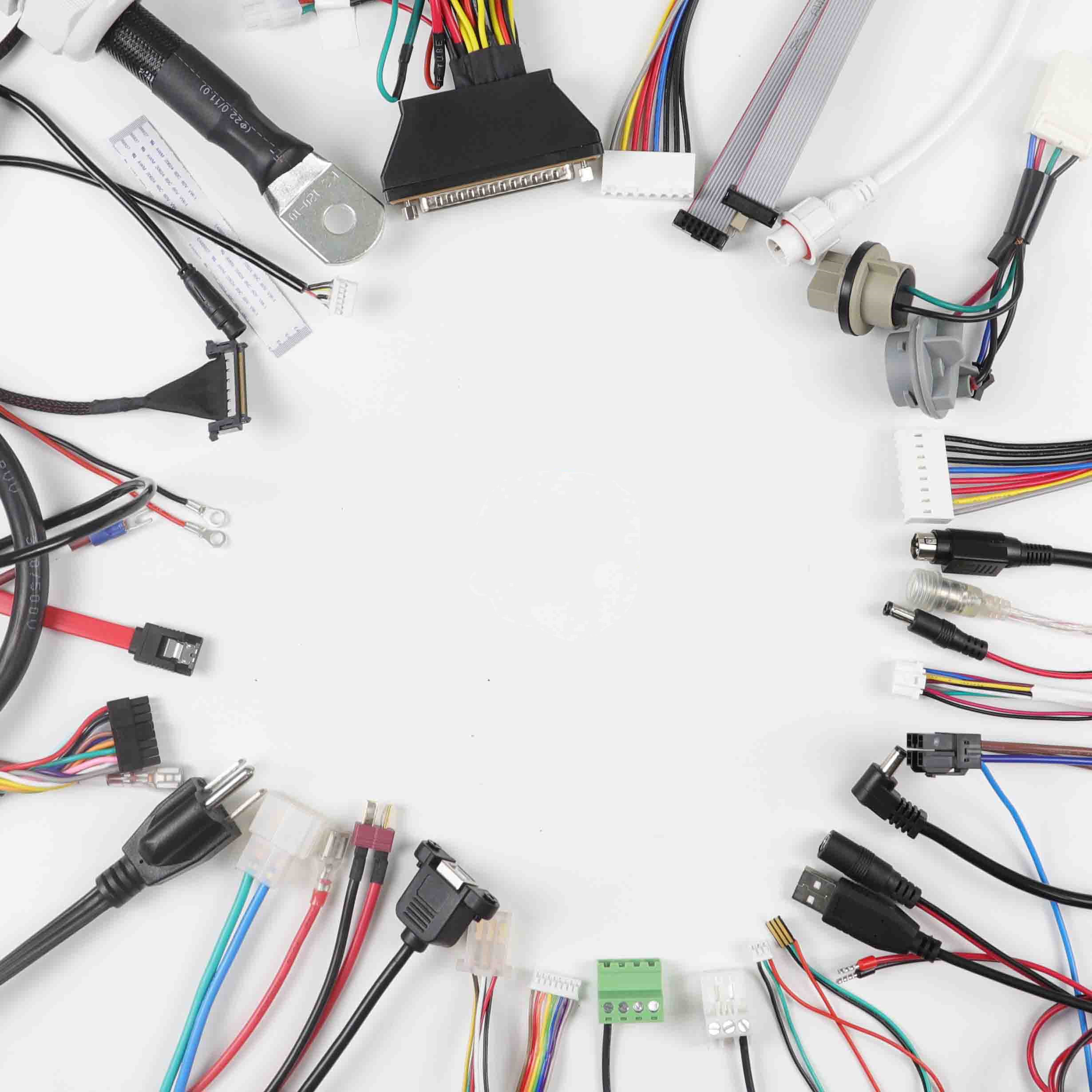 Electronic Custom JST Cables 5-32AWG UL Wire Harness Cable Assembly
