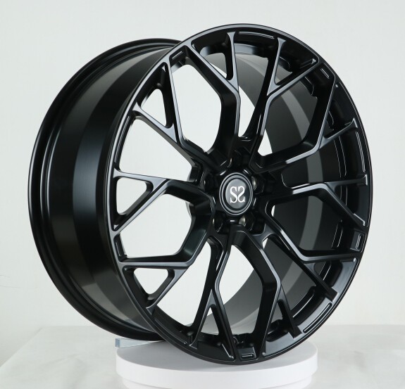 20 inch customized red spoke 2 piece forged car wheel rim china