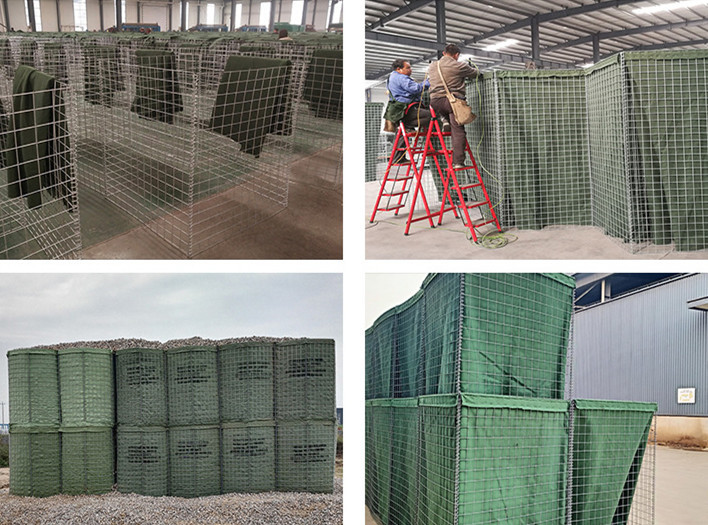 100*100mm Hesco Barrier Blast Wall