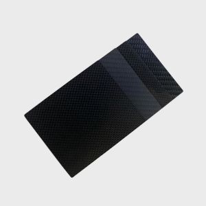 Plate CNC Custom Machining Carbon Fiber with 3K Twill Plain Design and Press