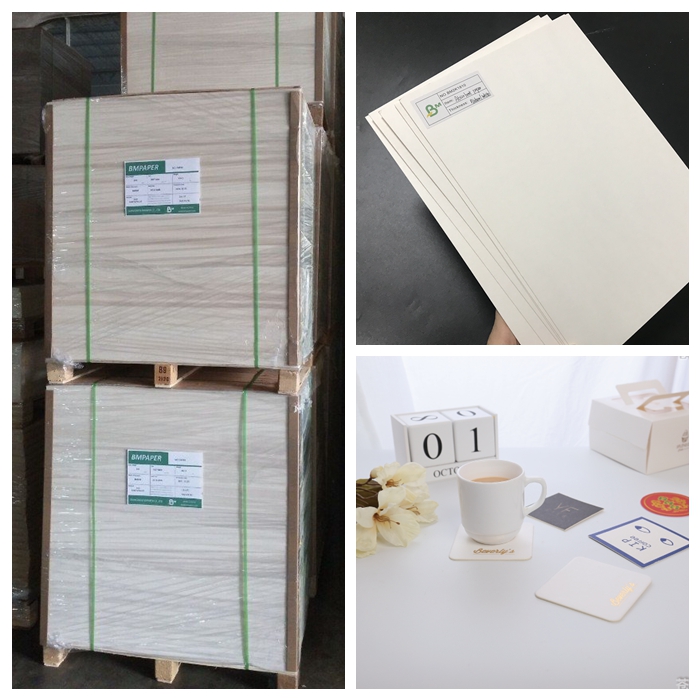 0.7MM 0.9MM Uncoated White Blotting Absorbent Paper Sheet For Cup Mat