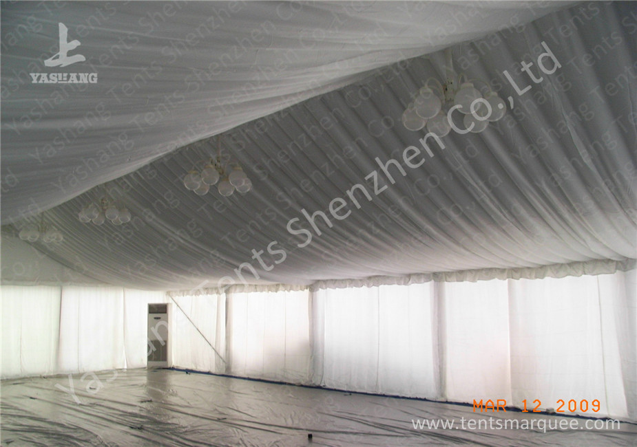 Exterior Luxury Decoration Portable Event Canopy Tent with Linings and Lights