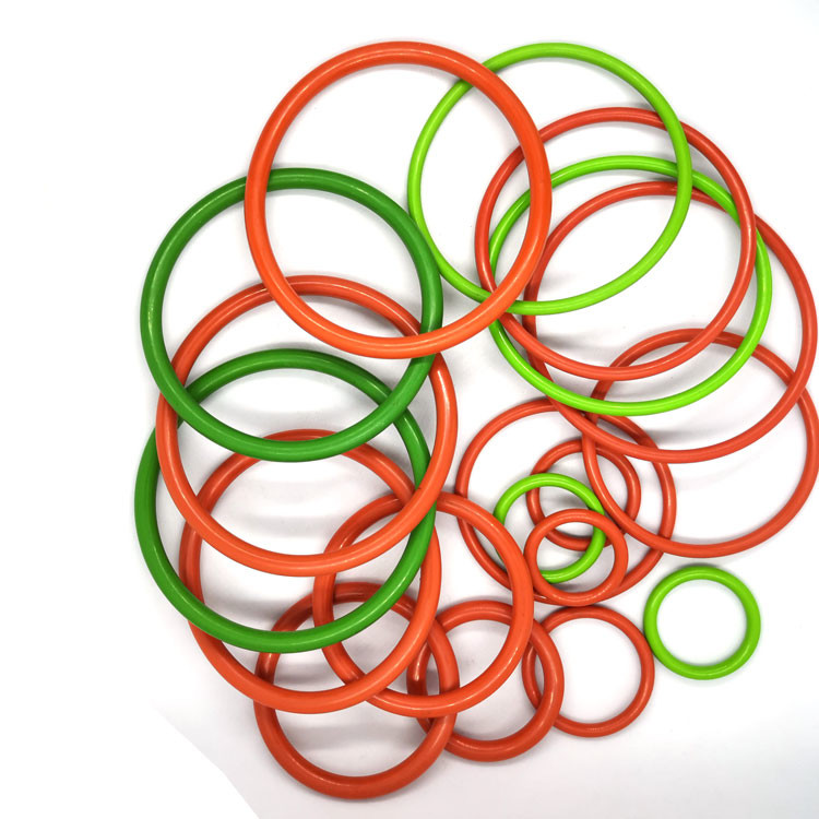 70 Shore A NBR High Temperature Rubber O Rings , Green Round Rubber Seal