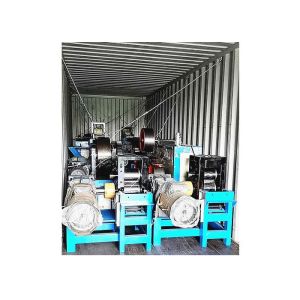 Automatic Nail Making Machine Customizable Wires Flattening And Gluing Brad