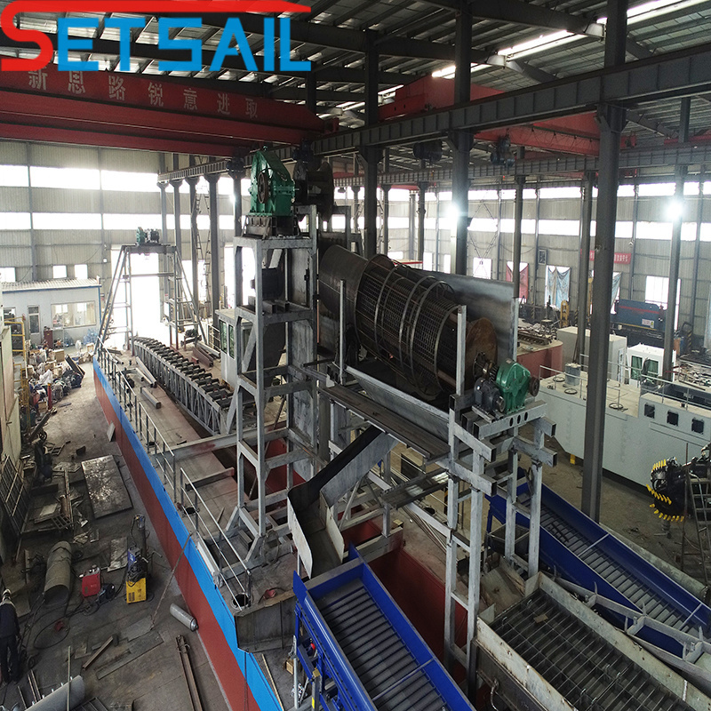Chain Bucket River Sand Gold Dredger for Diamond