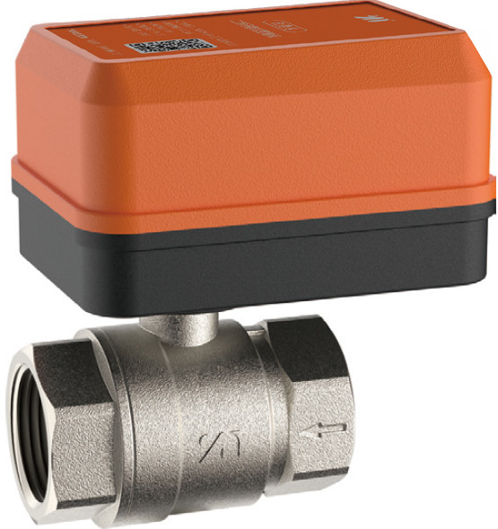 2101 Intelligent QR Code Motorised Shut-off Brass Ball Valve Female x Female threaded Li Battery Powered Model