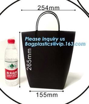 Clothes paper carrier bag for packing,Luxury cooler cotton draw string leather canvas messenger bag,Shopping Bag with Tw