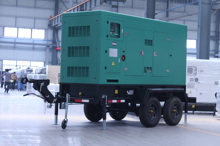 100 Kva 106KW Water Cooled Portable Generator Cummins 150kw Diesel Generator