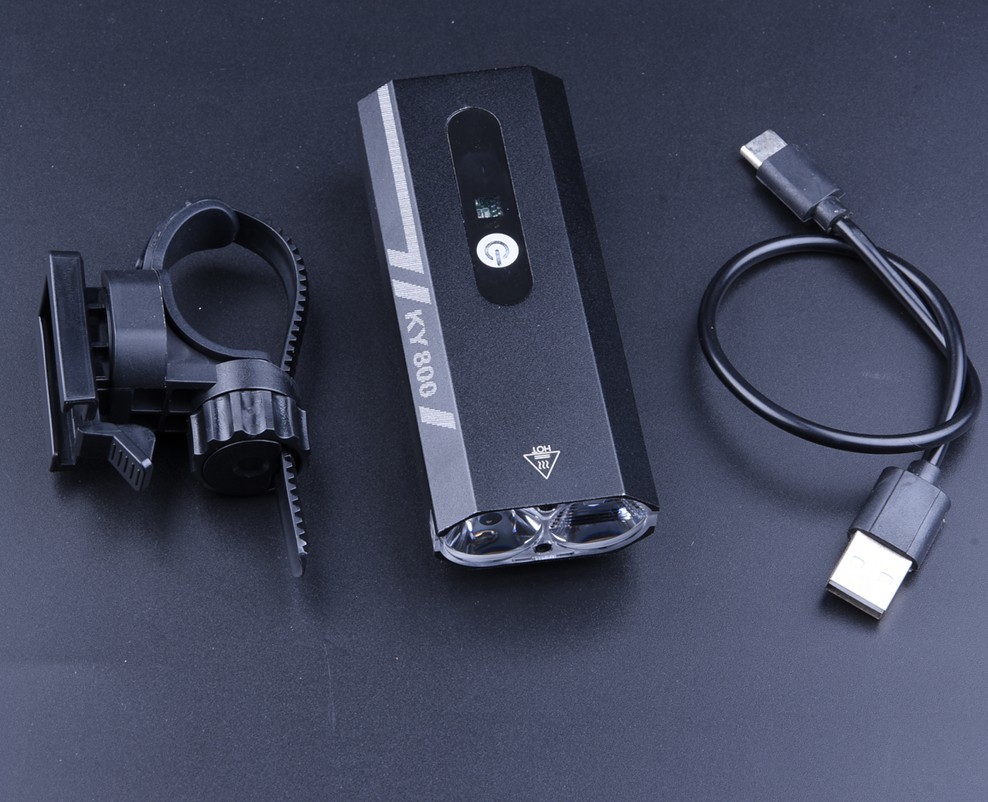 Front Headlight And Free Rear LED Bicycle Tail Light USB Rechargeable Bike Light Set