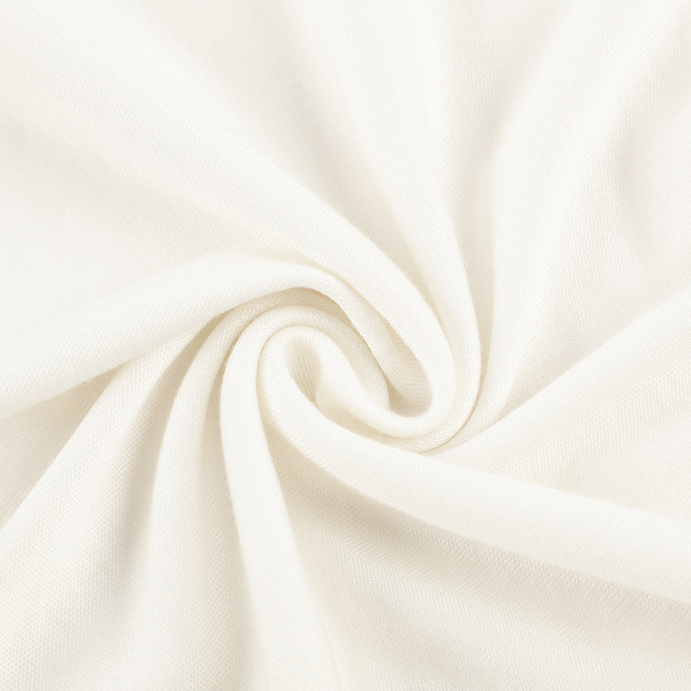 70% Bamboo 30% Organic Cotton Fabric Customized 5% Spandex Jersey Garment Clothes, Bamboo Fiber Viscose Fabric/