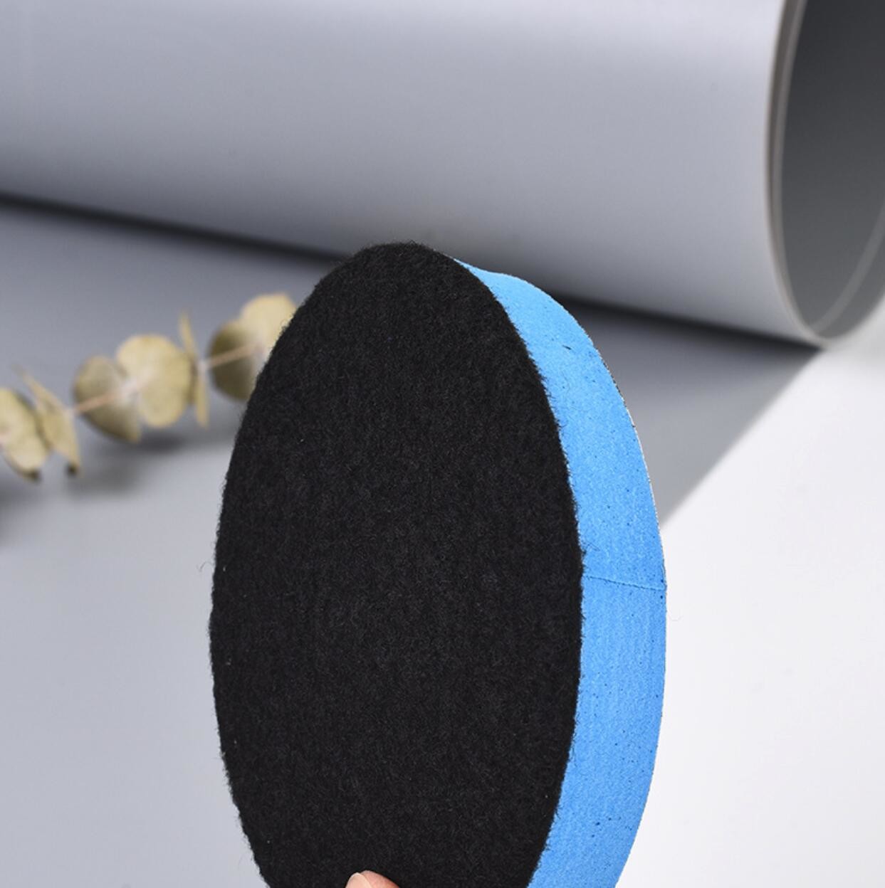 Oval Eva Sponge Felt Chalkboard Eraser blackboard wiper with Magnetic back