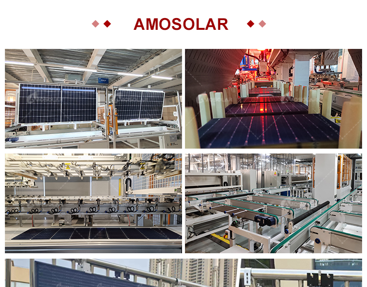 Amosolar Solar Europe Warehouse 600W 800W Balcony Solar Panel System System Integration