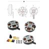 Buy cheap Rc small helicopter multicopter Brushless motor 5006 350kv 0utrunner dc Motor from wholesalers