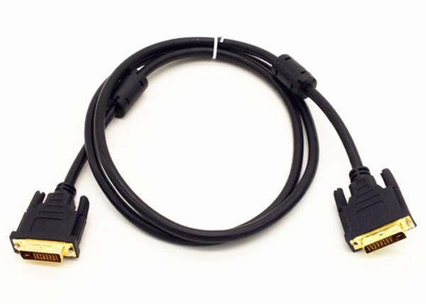 PVC Material Monitor Connector Cable Resists Corrosion High Density Triple