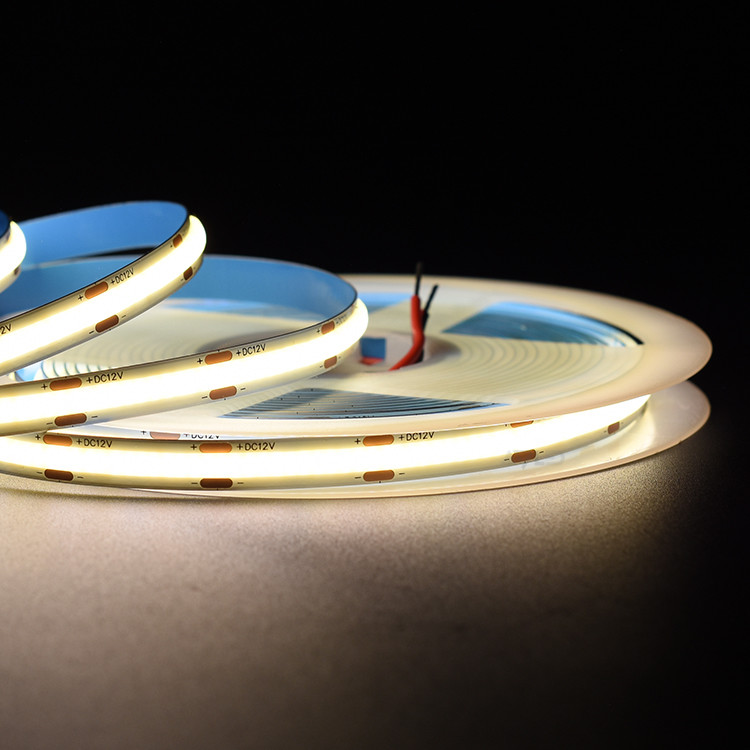 8MM 12V/24V 480LEDs LED Strip 5Meters/Reel WIth High-density Chip-on-Board Technology for Light Project