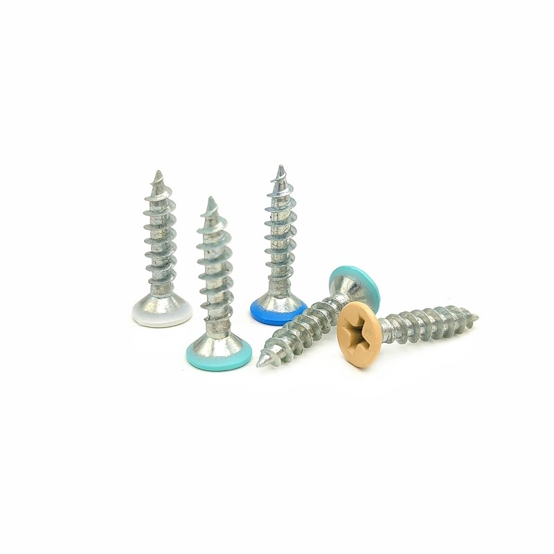 Countersunk Head Cross Self Tapping Screws Flat Head Self Tapping Nai Custom Color