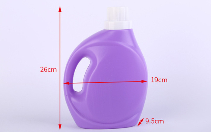 3L Lightweight Customized Plastic Softener Empty Laundry Detergent Bottles Recyclable ODM