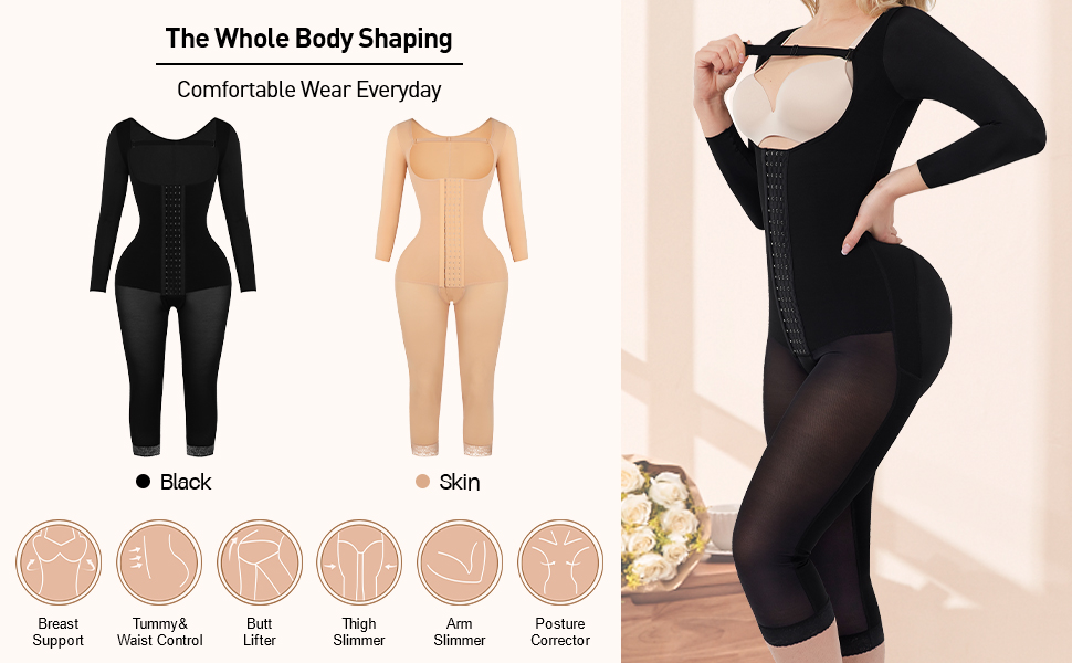 HEXIN 2023 Fajas Colombian Stage 2 Women Body Slimming Tummy Control Shapewear for Women