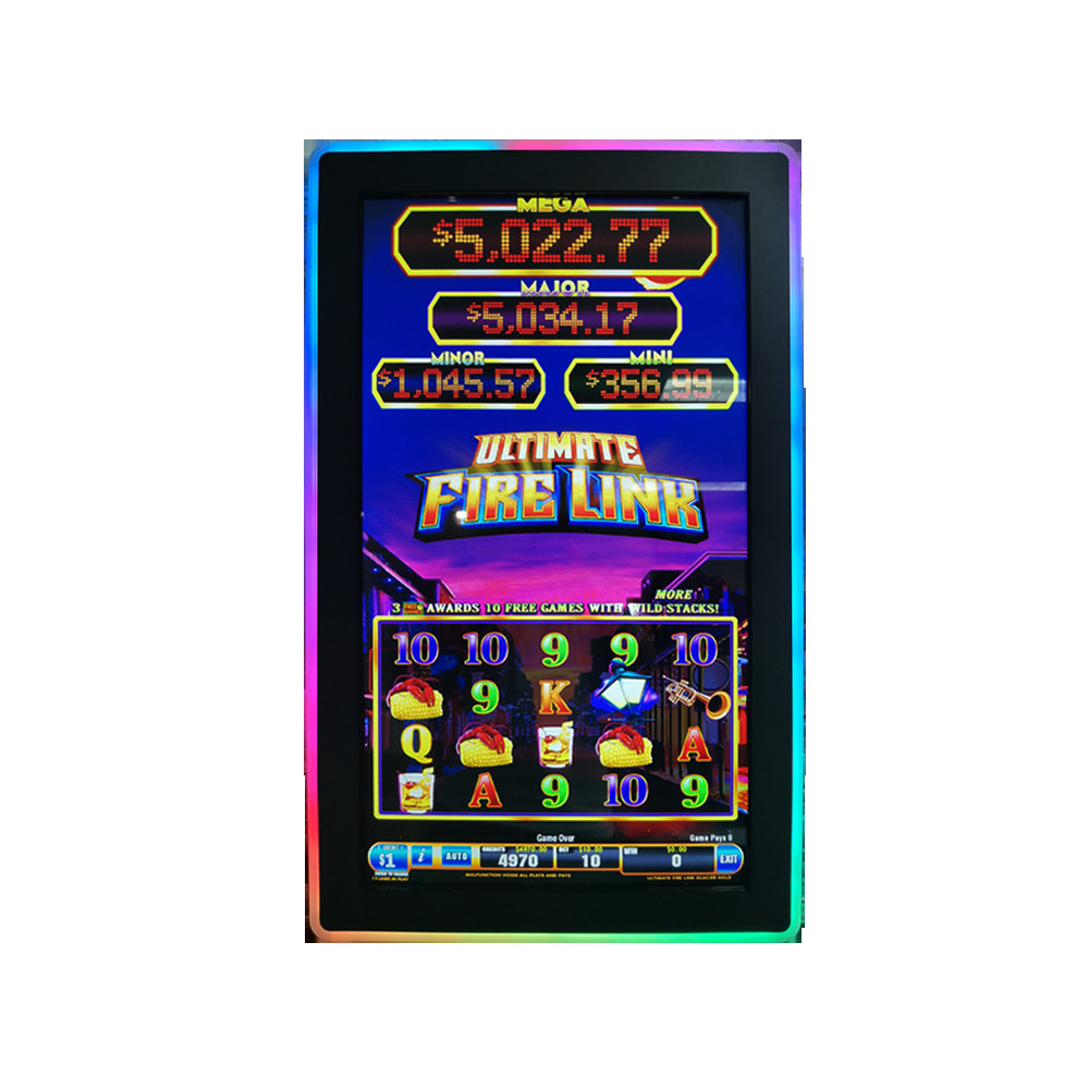 43inch Gaming Ir Touch Monitor Side Edge LED Bezel For Interactive Kiosks And Game Machines
