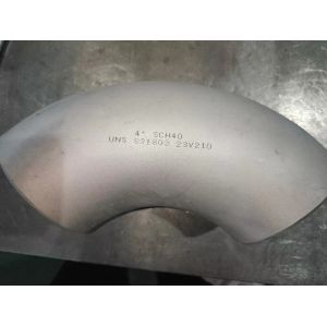  Super Duplex Pipe Fittings Elbow 90LR BW ASME B16.9 SMLS 4&quot; SCH40S Fittings Manufactures