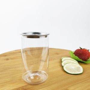  210ml Cereal Beans Nuts Cylindrical Water Bottles With Aluminum Easy Pull Cover Manufactures