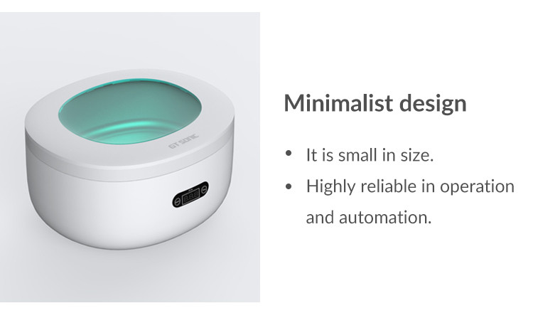 35W 750ml Home Ultrasonic Cleaner SUS304 Transparent Cover