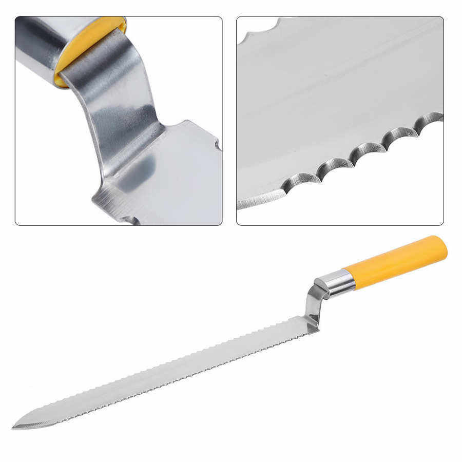 Plastic Handle Uncapping Knife With SS Curved Edges Honey Uncapping Tools