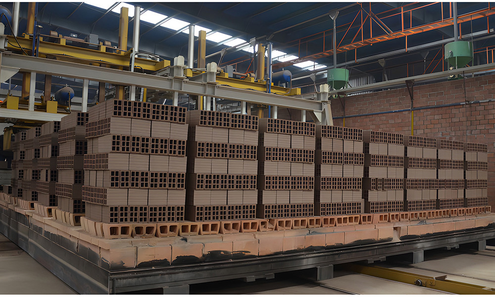Capacity 3.6m Brick Tunnel Kiln Machine With Automatic Control System Dry And Burn Bricks
