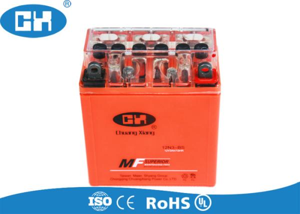 AGM Sealed Gel Motorcycle Battery 12v 3Ah Rechargeable Orange Color 98 * 57 *