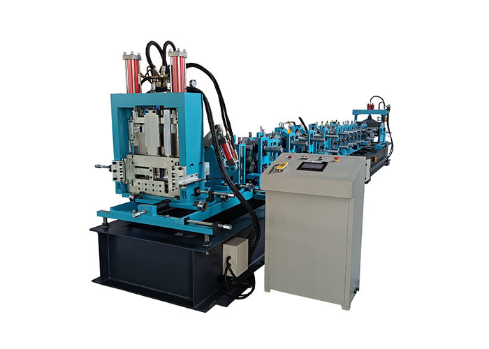 Customizable 14 Stands Purlin Roll Former Working Speed 10-15 Meters / Min
