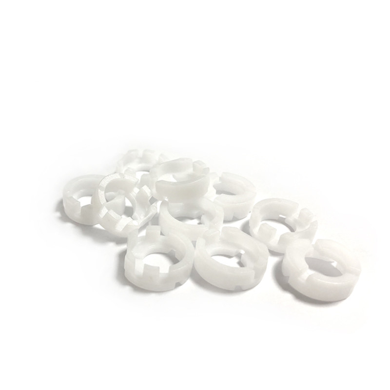 White Plastic Pressure Foot Disk Insert , PCB Machine Parts For Pressure Foot