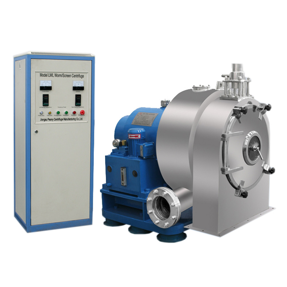 Automatic Single Stage Pusher Perforated Basket Centrifuge Industrial Worm Centrifuge