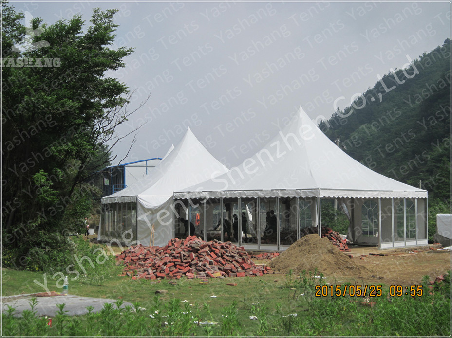 Glassland Romantic Transparent Clear Top Tent Wedding , clear party tent