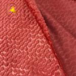 New Design Super soft embossed polyester fleece fabric for sofa and home