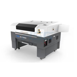 China CCD Camera Embroidery Laser Cutting Engraving Machine HS-T9060C on sale