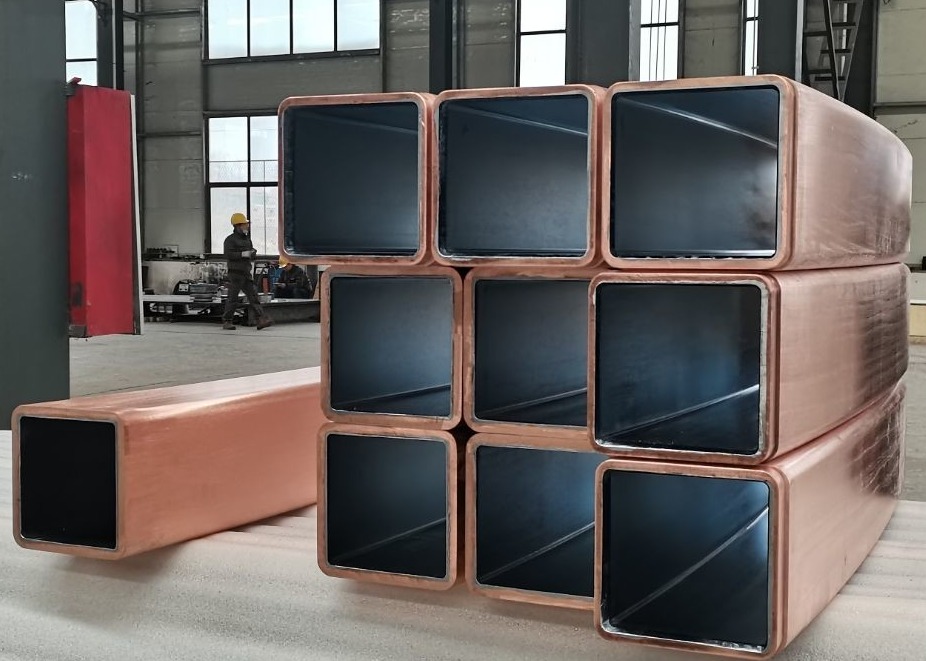 110x110 Mm Copper Mould Tube IOS 10mm Square Tube Casting Machine
