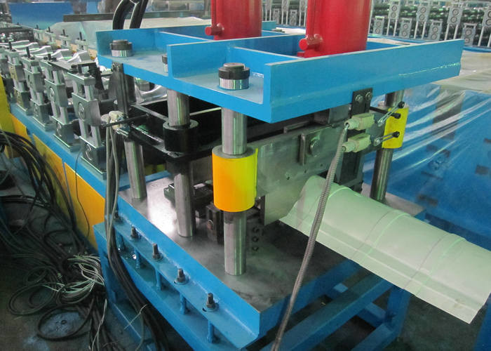 Ridge Cap Roof Tile Roll Forming Machine / Metal Roof Profile Camber
