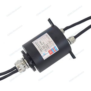  Customized Waterproof Slip Ring with IP65 and Rotating Encoder Signal Connector Manufactures