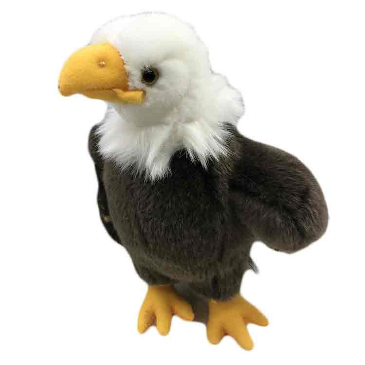 White Headed Eagle Stuffed Plush Toys 100% Pp Cotton 30cm Or Customized