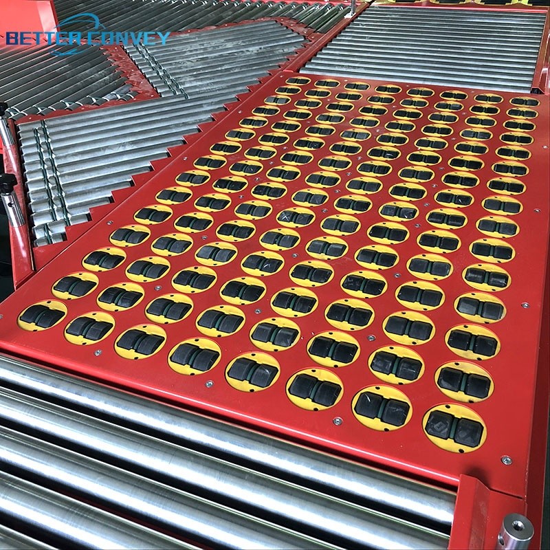 1200W L1030xW1280xH600 Steerable Diverter Swivel Wheel Sorter